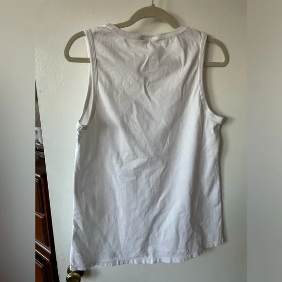 White Tank Top - Picture 2 of 3